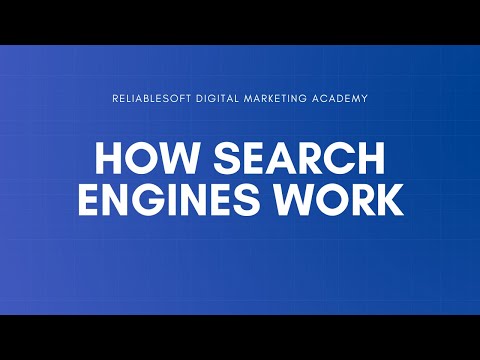 How Do Search Engines Work