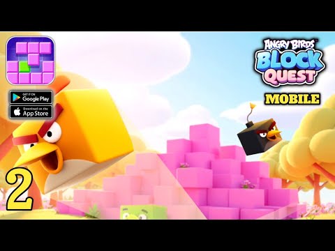 Angry Birds Block Quest - Level 21 to 40 - Gameplay (Android,IOS) Part 2