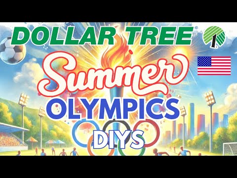 🏅 13 Summer OLYMPICS Dollar Tree DIYS & Hacks! Tiered Tray & Party