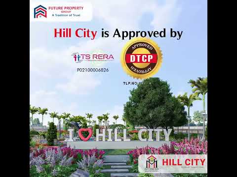 Hill City Open Villa Plots |Very Near to Proposed Telangana Mobility Valley TMV | Near to Hyderabad