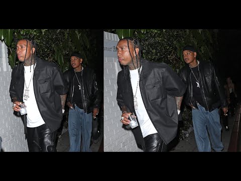 Rapper Tyga And Alexander Edwards Party At The Chateau Marmont in LA!