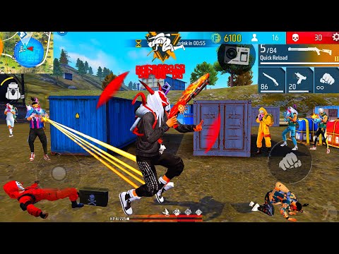 White444 99% Headshot Rate ⚡| Solo Vs Squad Full Gameplay | Poco x3 Pro🔥iPhone 13📲 FreeFire