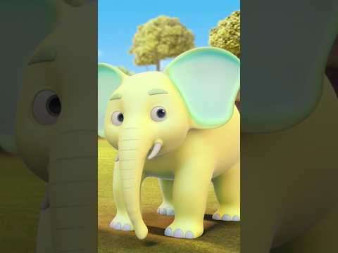 Ek Mota Hathi Hindi, एक मोटा हाथी #shorts #hindilearning #kidssong #elephants #shortsvideo