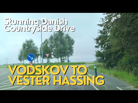 Scenic Drive Through Denmark: Vodskov to Vester Hassing Countryside Escape