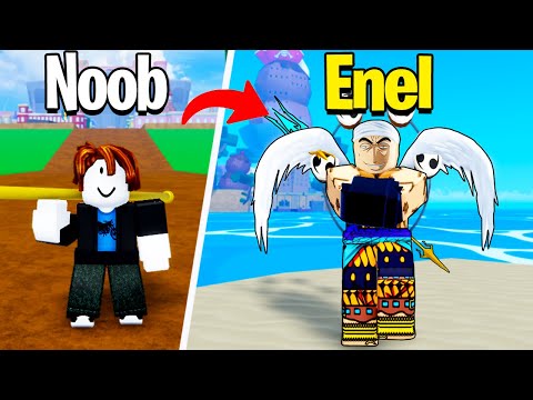 Upgrading NOOB to GOD Enel in Blox Fruits..