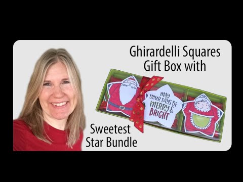 Ghirardelli Squares Gift Box with Sweetest Star Bundle