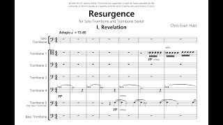 Resurgence for Solo Trombone and Trombone Ensemble (Perusal Score)