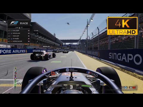 F2 23 | Isack Hadjar - Hitech Grand Prix | GRAND PRIX [4K UHD] [Binzera Gameplays]