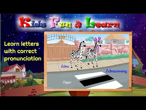 Abcd word learning, Alphabet letter-Z #alphabet #baby #cartoon #growskills #education #abcd