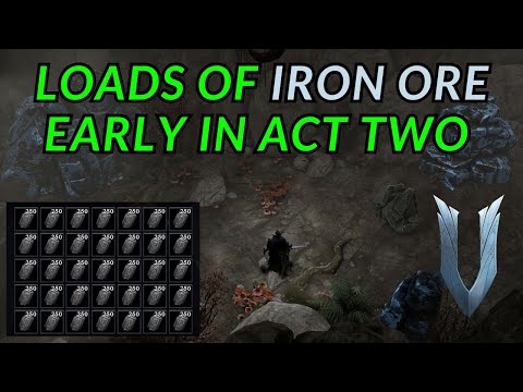 V Rising 1.0 - Find lots of iron ore early in act two