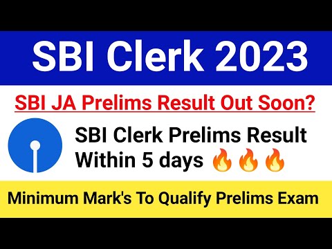 SBI Clerk Prelims Result 2023🔥🔥|SBI Clerk Prelims Expected Cutoff 2023|#sbija2023