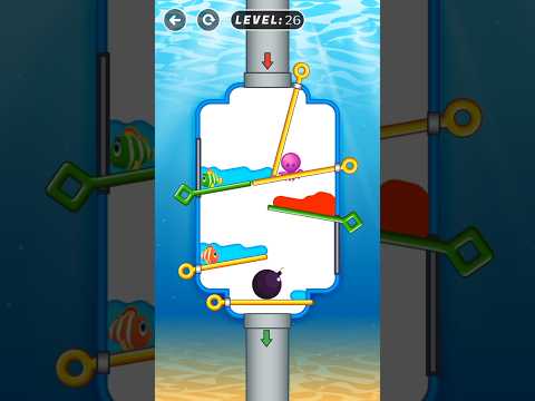 Hard Challenge in protect my fish 🐟🐠 26 #RJ Tech #shorts #games