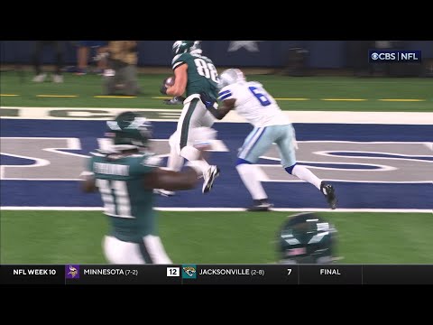 Dallas Goedert's first TD catch of 2024 caps Eagles' 84-yard drive vs. Cowboys