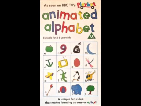 Animated Alphabet (1989, Full VHS)