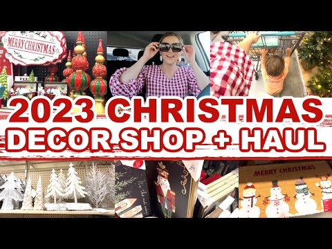 CHRISTMAS DECOR SHOP WITH ME | CHRISTMAS DECOR HAUL | EASY + HEALTHY DINNER IDEA | Lauren Yarbrough