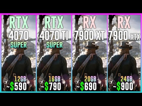 RTX 4070 SUPER vs RTX 4070 TI SUPER vs RX 7900 XT vs RX 7900 XTX - Test in 25 Games