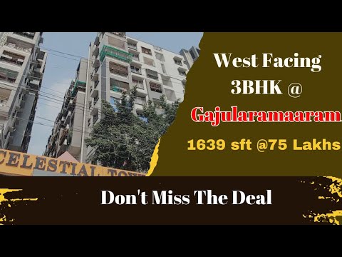 West Facing 3BHK For 75 Lakhs | Gajularamaram | FLATS For Sale In Hyderabad | Real Estate