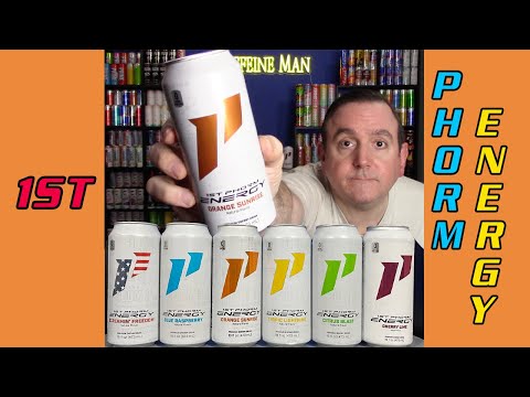 1st Phorm Energy Drink Review; All flavors tasted and ranked!