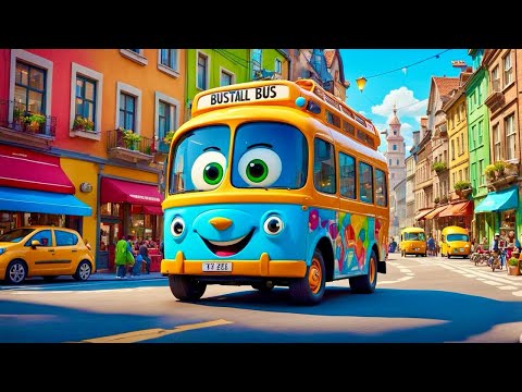 The Wheels on the Bus | Fun Transportation Song for Kids | Nursery Rhymes & Kids Songs