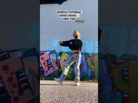 ⚠️SHUFFLE TUTORIAL⚡️CRISS CROSS⚡️HEEL TOE⚠️ #tutorial #dance #beginner #shuffle #shorts #fyp #dnc