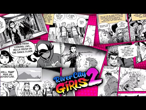 River City Girls 2 - All Comic/Manga Scenes