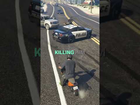 What Happens if We Follow The Police in GTA 5? #gta #gaming #rockstar #gta5 #shorts