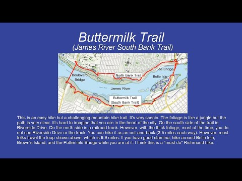 Hikes and Walks Around Richmond, VA: The Buttermilk Trail