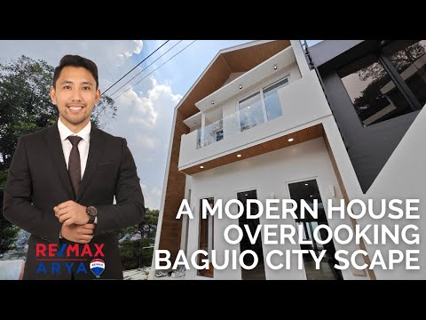 Property Tour #60: A Small Modern House for Sale In Baguio Overlooking Baguio City Mountainscape