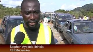 Blockage Along Okene Highway In Kogi State