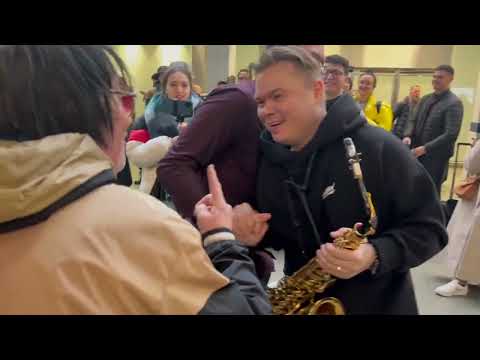 Sax Dude Appears from NOWHERE During Live-Stream and STEALS the show!!