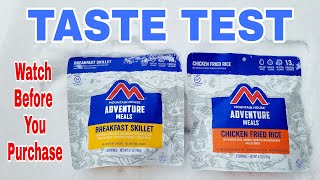 MOUNTAIN HOUSE FREEZE DRIED FOOD TASTE TEST. #Survivalfood #freezedried #mountainhouse