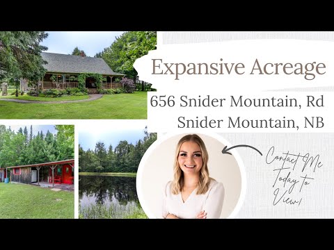 **SOLD** House, Camp, Barn & Acreage near Sussex,NB & Highway - For Sale - Evolve Real Estate Team