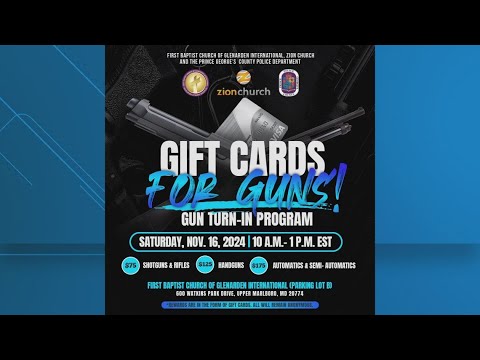 "No questions asked" | Prince George's County PD give money for guns