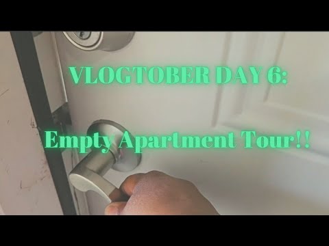 Empty Apartment Tour 2024...Vlogtober Day 6