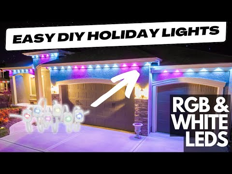 Easy DIY Year Round Lighting // Eufy Permanent Outdoor Lights E120