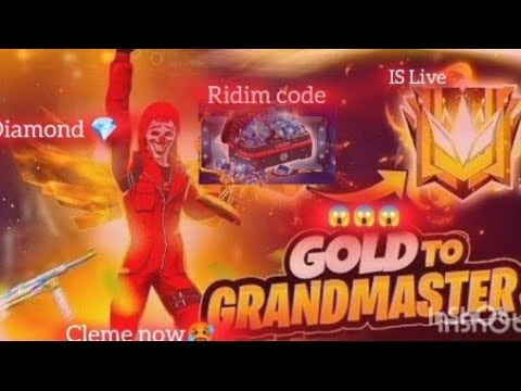 Gold To Grandmaster Rank 🥵☺️ || In[ Live 🔴] ✓ #free fire #live #viral #rank push 🥵😱 br Rank  ☺️