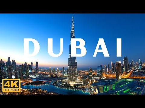 Travel Around Dubai City, United Arab Emirates [ 4k ] UHD HDR 60Fps With Calming Music & Scenic View