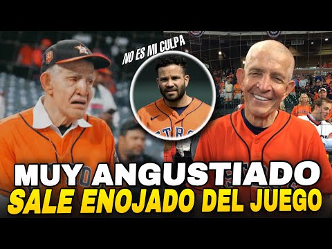 SALIÓ ENOJADO GRITANDO PORQUE ASTROS PERDIERON JUEGO 3 Y PODRÍA PERDER 10 MILLONES - MLB BASEBALL