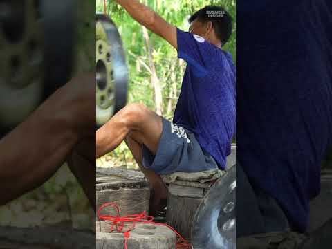 The hardest part of the process is tuning the gong. #music #thailand #instrument