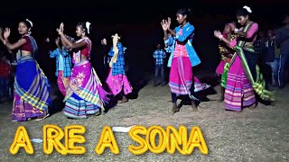 A RE A SONA Santali cover song group dance video