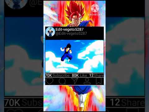 Vegito Edit #anime #goku #vegeta #gogeta #vegeto #shortsvideo #shorts