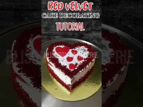 TRENDING RED VELVET CAKE DECORATING IDEAS| RED VELVET CAKE| #viral #trending #cake #shorts #reels