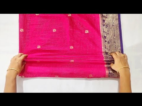 Simple Varamahalakshmi saree draping | Simple Varalakshmi kalasam decoration | Kalasam Saree draping