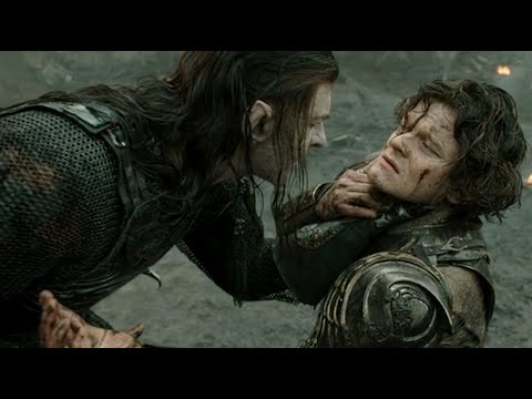 Arondir and Elrond VS Adar Ending Scene