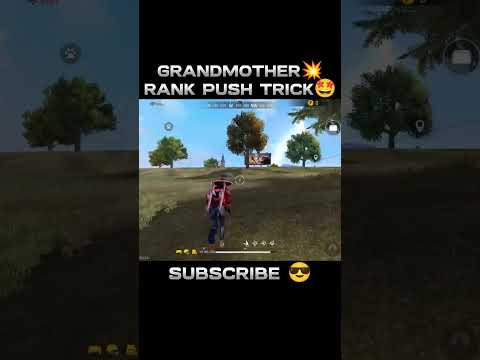 GRANDMOTHER😂 RANK PUSH TRICK 🤩 #freefire #shorts #rankpush