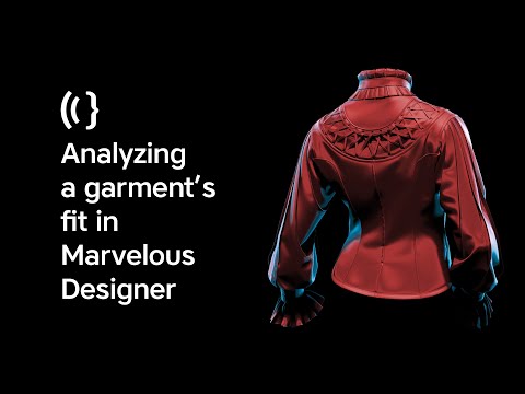 Analyzing a garment's fit in Marvelous Designer