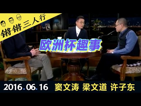 锵锵三人行20160616欧洲杯趣事(窦文涛 梁文道 许子东)