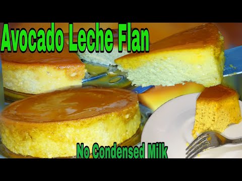 Creamy Avocado Leche Flan | How to make Leche Flan