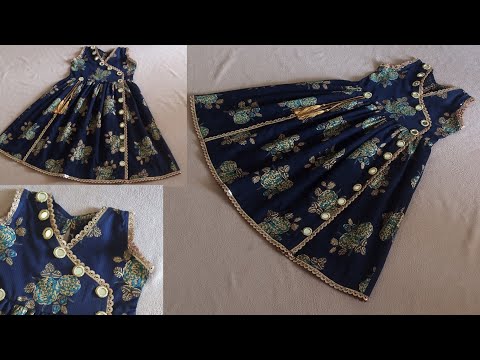 Angrakha Frock Cutting and Stitching || Part 2 || Frock Cutting and Stitching Step by Step