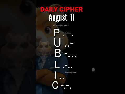 Hamster Kombat daily cipher, today Hamster combat daily cipher,11 August hamster kombat daily cipher